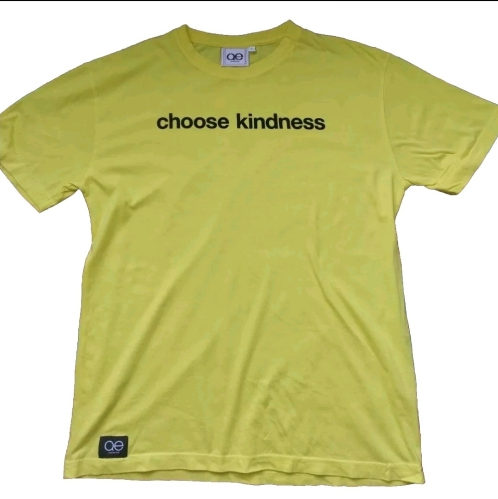 Queer Eye‎ 'Choose Kindness' Lemon Yellow Cotton T-shirt Unisex, Mens, Womens LG